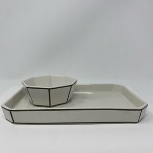 Odeme catchall jewelry tray and ring bowl white gold
